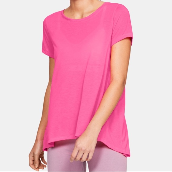 UNDER ARMOUR Whisperlight Keyhole Cutout SS Tee - Picture 1 of 11